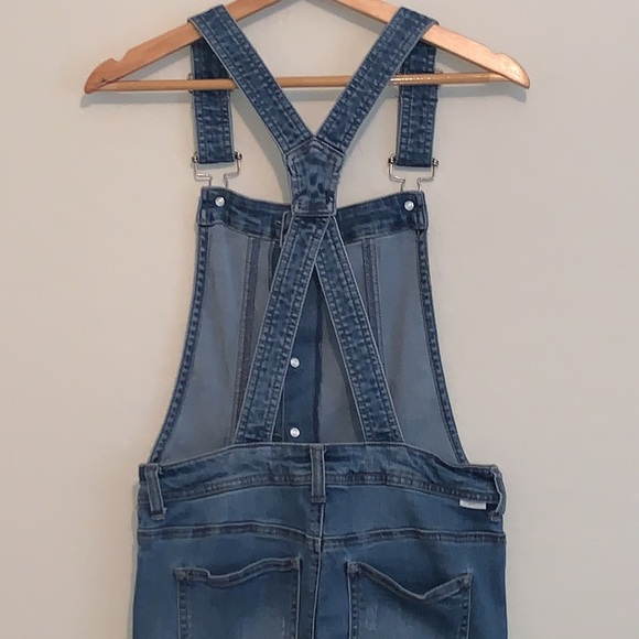 SKY & SPARROW SIZE SMALL VERY CUTE WORN LOOK OVERALLS - Picture 7 of 9